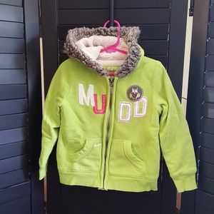 Mudd Girls sz 5 zip up hoodie with pockets